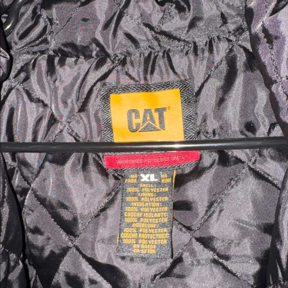 CATerpillar Active Work Plaid Hooded Fleece Jacket Lined Sold-out Sixe X-Large - Picture 2 of 8